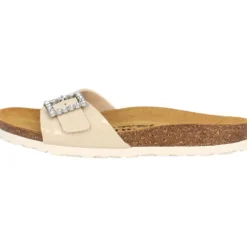 Palado Malta SQ by Sila Sahin, Pantoletten, Damen, Beige Lack