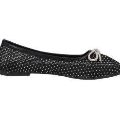 Palado Menera by Sila Sahin , Ballerinas, Damen, Schwarz Glitzer