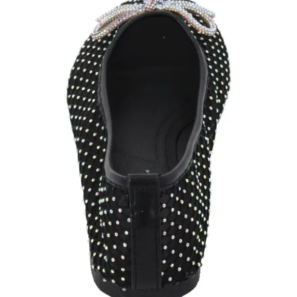 Palado Menera by Sila Sahin , Ballerinas, Damen, Schwarz Glitzer