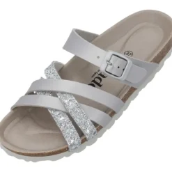 Palado Novati , Pantoletten, Damen, Silber