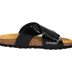 Palado Rianel, Pantoletten, Damen, Schwarz Lack