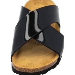 Palado Rianel, Pantoletten, Damen, Schwarz Lack