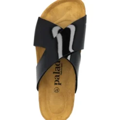 Palado Rianel, Pantoletten, Damen, Schwarz Lack