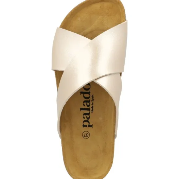 Palado Rianel, Pantoletten, Damen, Gold Metallic