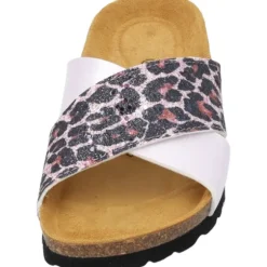 Palado Rianel Wild by Sila Sahin, Pantoletten, Damen, Rosa Leo