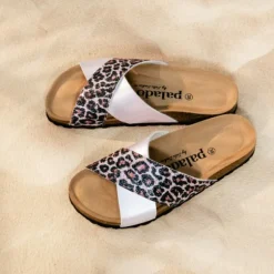 Palado Rianel Wild by Sila Sahin, Pantoletten, Damen, Rosa Leo