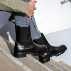 Palado Syros, Chelsea Boots, Damen, Black/Black