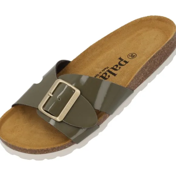 Palado Tinos, Pantoletten, Damen, Khaki Lack