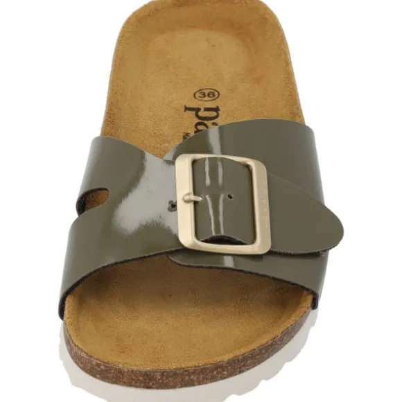 Palado Tinos, Pantoletten, Damen, Khaki Lack