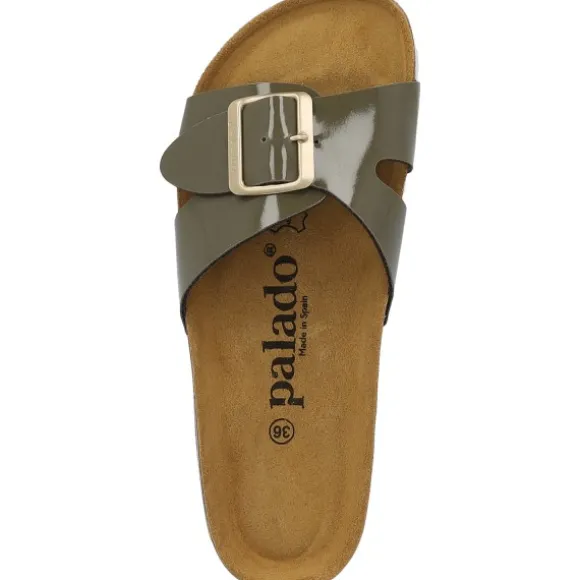 Palado Tinos, Pantoletten, Damen, Khaki Lack