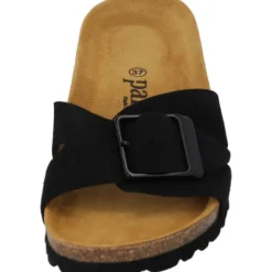 Palado Tinos Premium Leather, Pantoletten, Damen, Schwarz