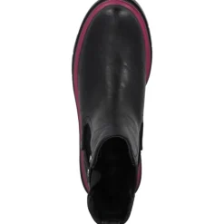 Palado Trinda by Sila Sahin, Chelsea Boots, Damen, Schwarz/Pink