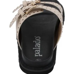 Palado Ubud, Plateau-Pantoletten, Damen, Beige