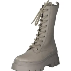 Paul Green 9090, Schnürstiefel, Damen, Beige