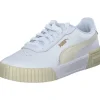 Puma Carina 2.0 385849, Sneakers Low, Damen, PUMA WHITE-SUGARED ALMOND-PUMA