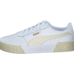 Puma Carina 2.0 385849, Sneakers Low, Damen, PUMA WHITE-SUGARED ALMOND-PUMA