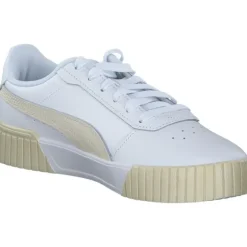 Puma Carina 2.0 385849, Sneakers Low, Damen, PUMA WHITE-SUGARED ALMOND-PUMA