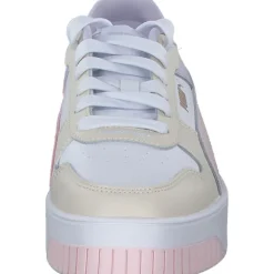 Puma Carina Street 389390, Schnürschuhe, Damen, Weiß/Rose/Beige