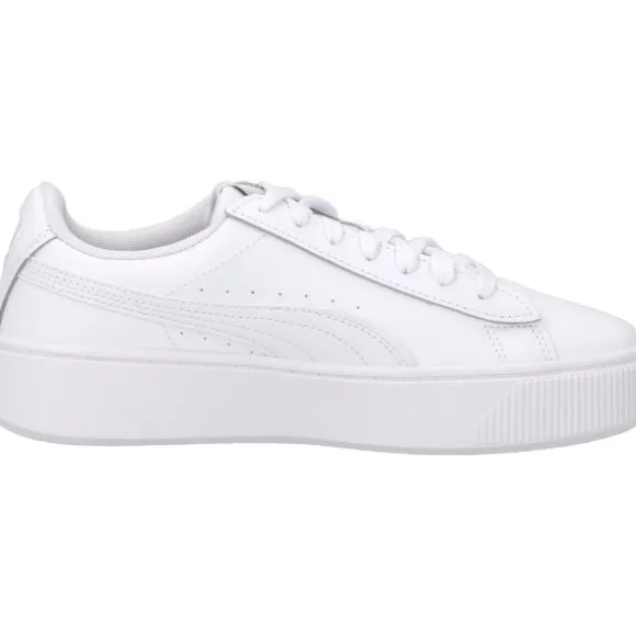 Puma Vikky Stacked L 369143, Sneakers Low, Damen, Weiß (Puma White)