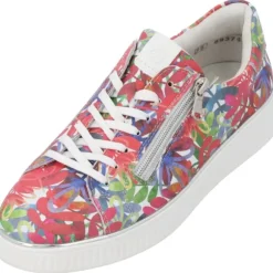 Remonte D2E02, Schnürschuhe, Damen, multiflower/white