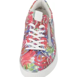 Remonte D2E02, Schnürschuhe, Damen, multiflower/white