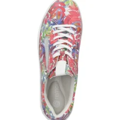 Remonte D2E02, Schnürschuhe, Damen, multiflower/white