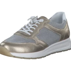 Remonte D2G03, Schnürschuhe, Damen, gold/weiss-nautic/weiss