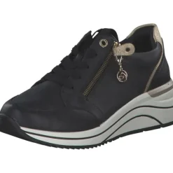 Remonte D0T03, Schnürschuhe, Damen, Schwarz