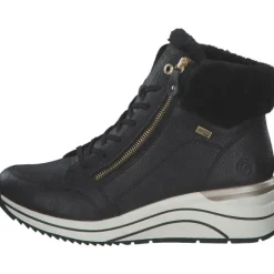 Remonte D0T77, Schnürstiefel, Damen, schwarz/nero/schwarz