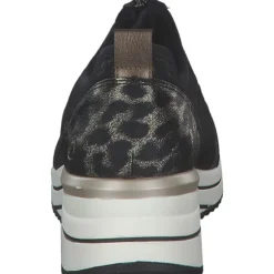 Remonte D0T08-02, Slip-On-Sneaker, Damen, black/schwarz/bronze/schwarz/g