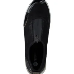 Remonte D0T08-02, Slip-On-Sneaker, Damen, black/schwarz/bronze/schwarz/g