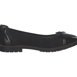 Rieker 45358, Ballerinas, Damen, black/schwarz