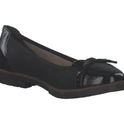 Rieker 45358, Ballerinas, Damen, black/schwarz