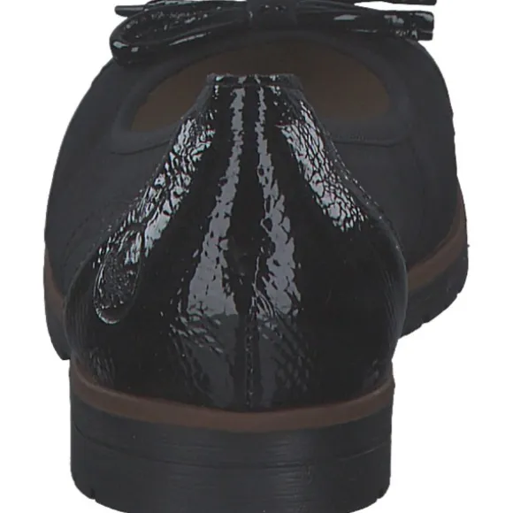 Rieker 45358, Ballerinas, Damen, black/schwarz