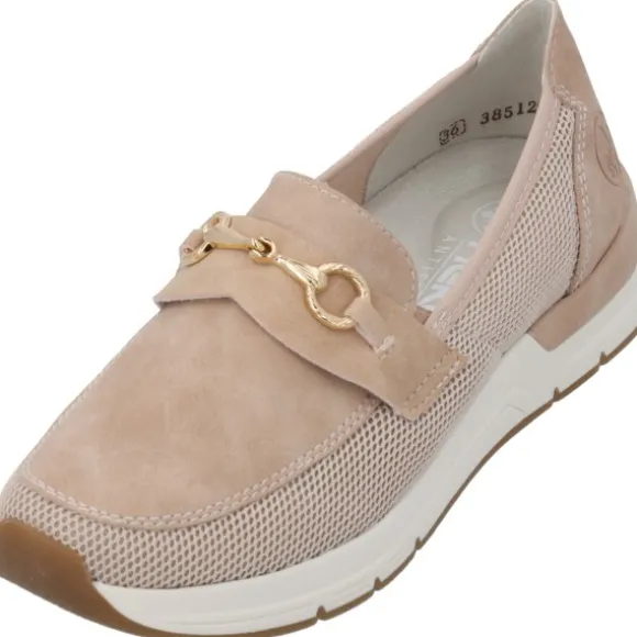 Rieker 58955, Mokassins, Damen, Rosa