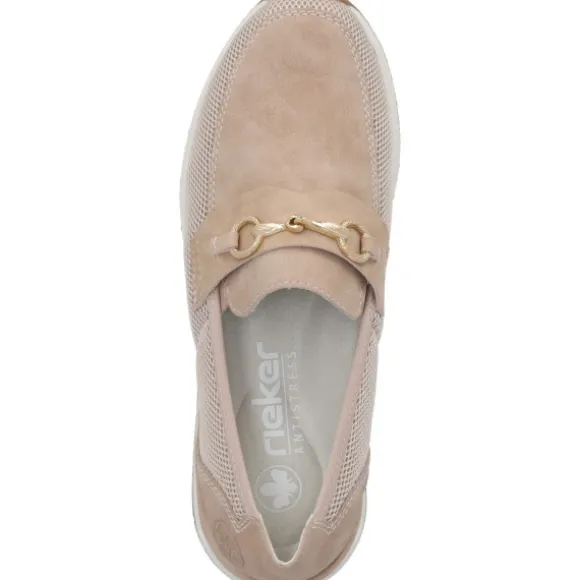 Rieker 58955, Mokassins, Damen, Rosa
