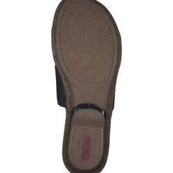Rieker 63481, Pantoletten, Damen, Schwarz
