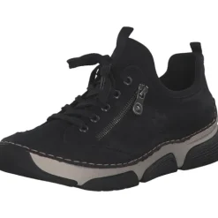 Rieker 45973, Schnürschuhe, Damen, Schwarz