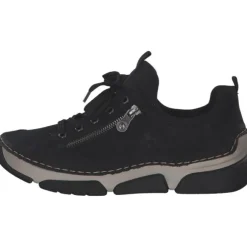 Rieker 45973, Schnürschuhe, Damen, Schwarz