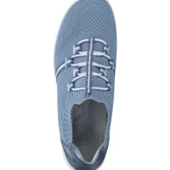 Rieker L7462, Slip-On-Sneaker, Damen, Blau