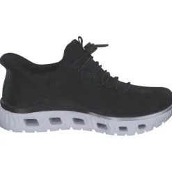 Rieker M6066, Schnürschuhe, Damen, schwarz/negro/schwarz