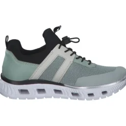 Rieker M6061, Schnürschuhe, Damen, palecyan/mint/peppermint/offwh