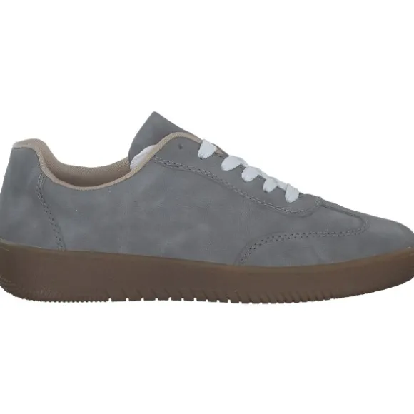 Rieker M5512, Schnürschuhe, Damen, grigio/weiss/duene