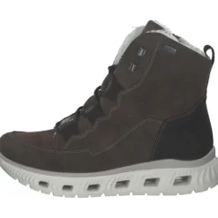 Rieker M6012-25, Schnürstiefel, Damen, erde/schwarz