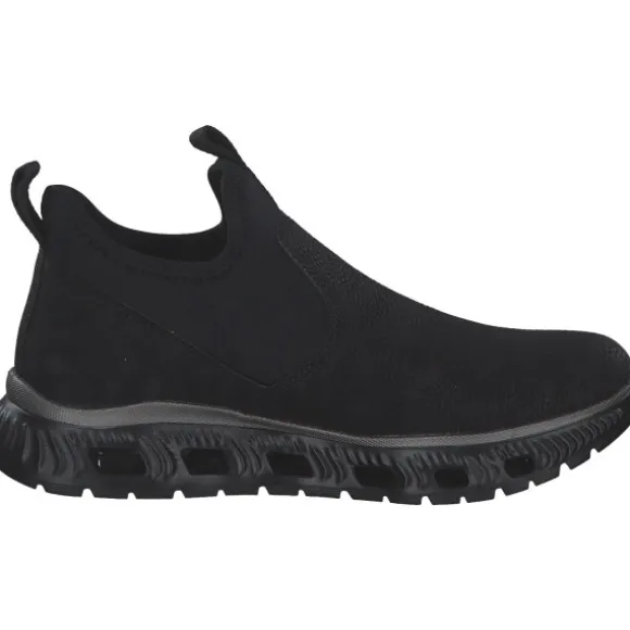 Rieker M6053, Slip-On-Sneaker, Damen, schwarz/schwarz/schwarz