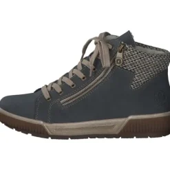Rieker N0709, Sneakers High, Damen, Blau