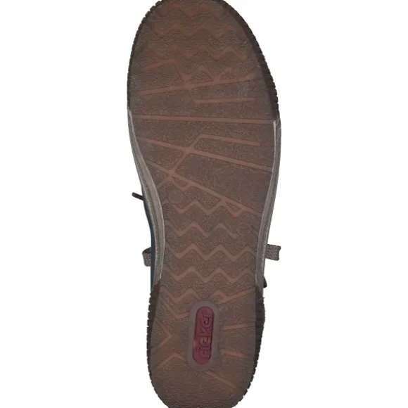 Rieker N0709, Sneakers High, Damen, Blau