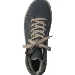 Rieker N0709, Sneakers High, Damen, Blau