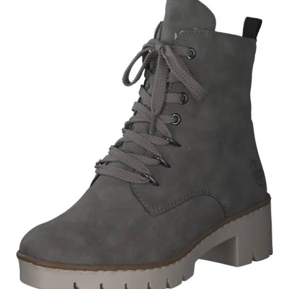 Rieker X5701, Ankle Boots, Damen, Grau
