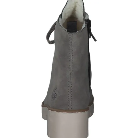 Rieker X5701, Ankle Boots, Damen, Grau